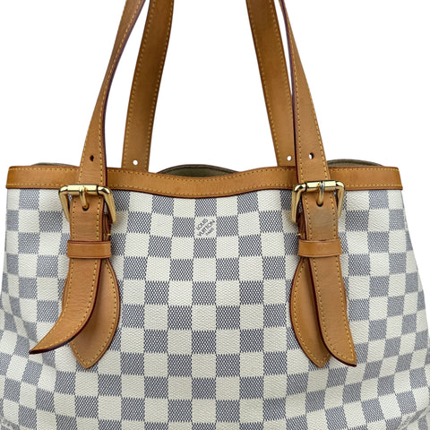 Louis Vuitton handbag hampstead toile damier azur shoulder bag