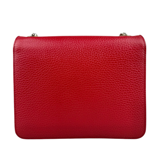 Gucci Small Dollar Interlocking G Crossbody Red