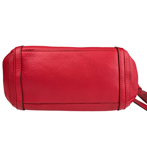 Gucci Leather Bella Shoulder Bag Red