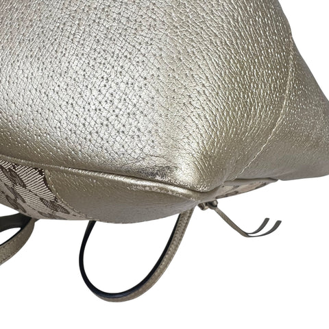 Gucci GG Canvas Tote Bag- Brown Satchel