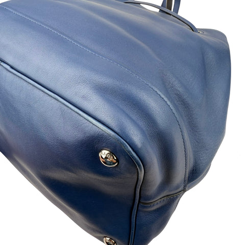 Prada Bags Bucket bags Prada Blue Calfskin Leather Bucket Bag