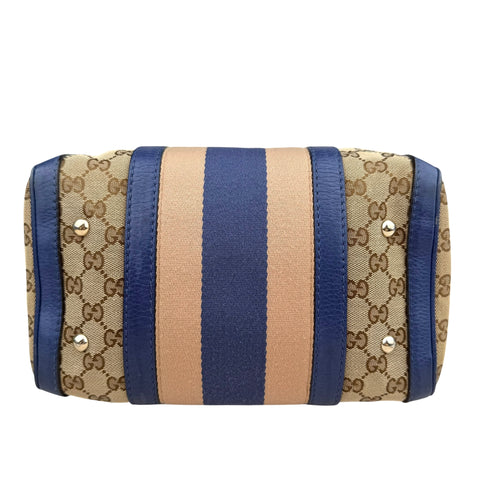 Gucci Small GG Canvas Web Joy Boston Bag satchel