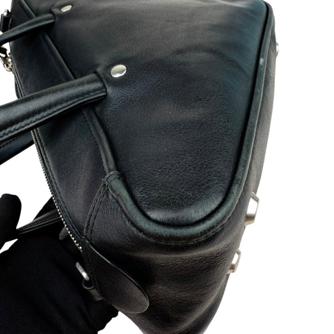 Balenciaga Triangle Leather Handbag with Logo