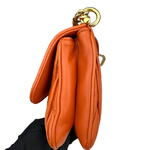 Miu Miu nappa chain flap crossbody