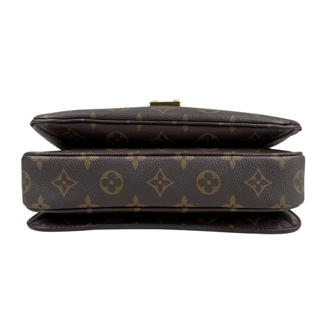 Louis Vuitton Pochette Métis Shoulder Bag Brown Canvas