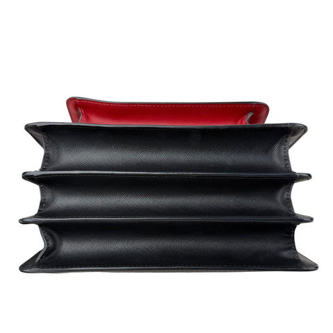 Marni Medium Colorblocked Leather Trunk Shoulder and Crossbody Bag