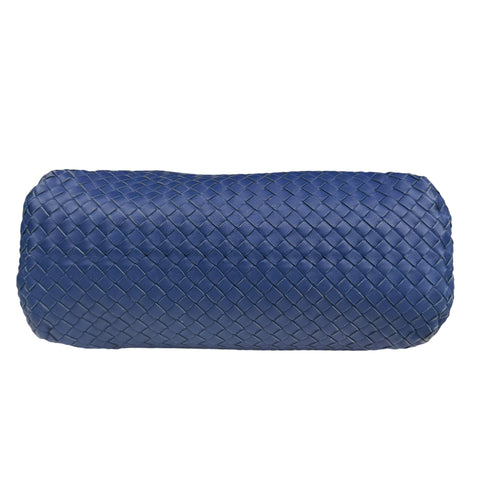 Bottega Veneta Blue Medium Nappa Intrecciato Double Chain Tote