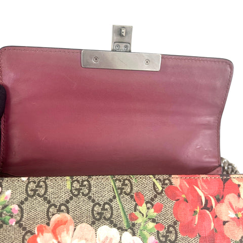 Gucci Supreme Bloom Supreme Padlock Shoulder Bag