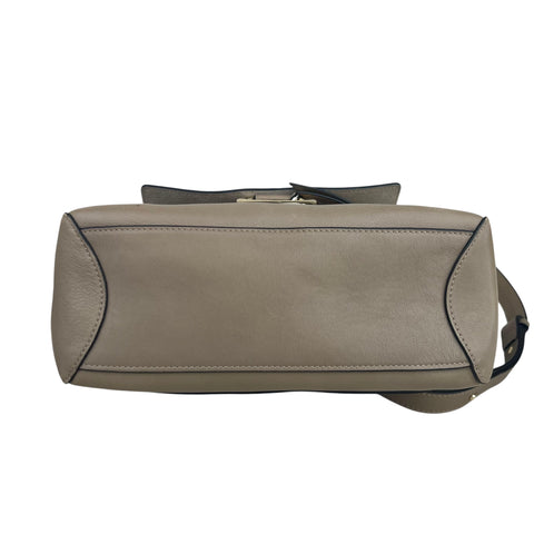 Chloé Faye model shoulder bag in grey leather Collector Square