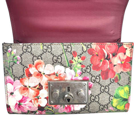 Gucci Supreme Bloom Supreme Padlock Shoulder Bag
