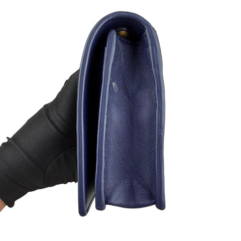 Bottega Veneta Monalisa Purple Atlantic Intrecciato Chain Wallet