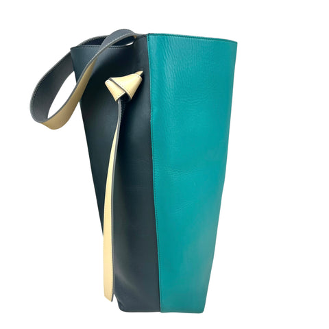 Celine Hobo in Blue Leather