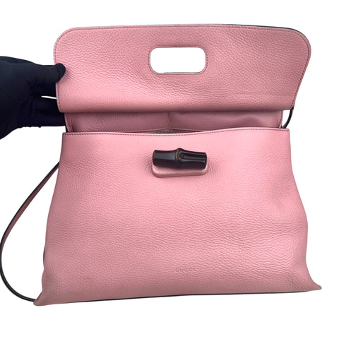 Gucci Bamboo Daily Top Handle leather handbag Daily Medium