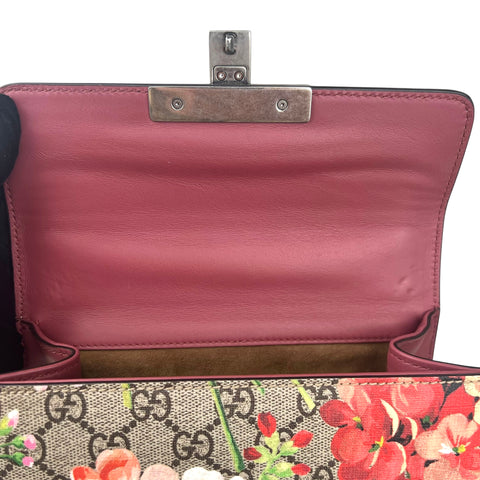 Gucci Supreme Bloom Supreme Padlock Shoulder Bag