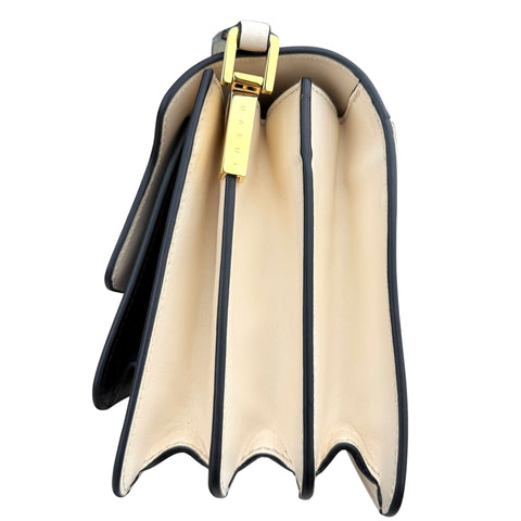 Marni Medium Colorblocked Leather Trunk Shoulder and Crossbody Bag