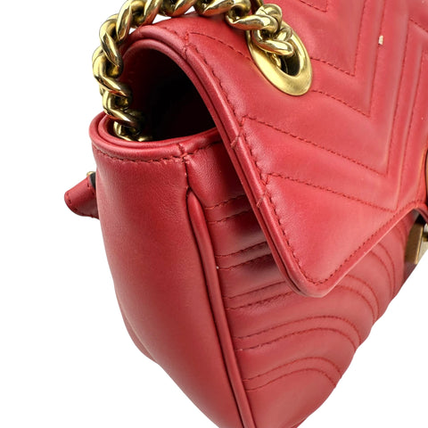 Gucci Marmont Red Shoulder Bag