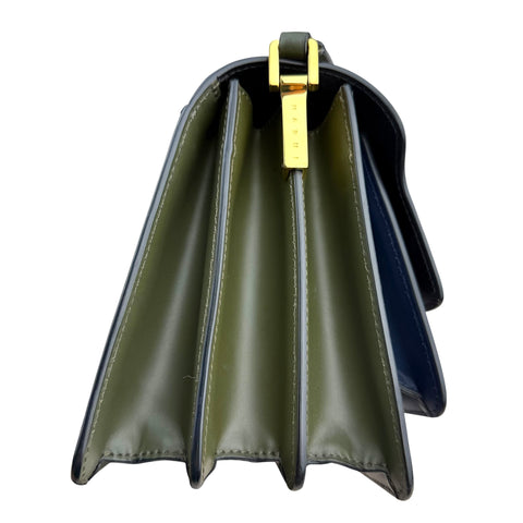 Marni Medium Colorblocked Leather Trunk Shoulder and Crossbody Bag