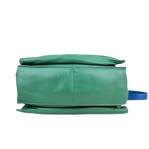 Loewe Green Flamenco leather shoulder bag