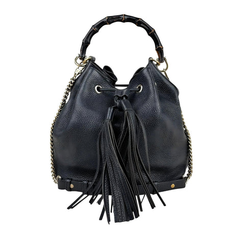 Gucci Bamboo Top Handle leather handbag