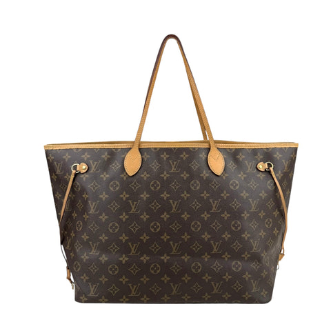 Louis Vuitton Neverfull Tote GM Brown Canvas Monogram