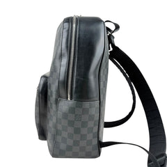 Pre-owned louis-vuitton-damier-graphite-josh-backpack-black-front