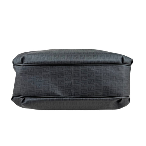 Fendi Black Zucca Coated Canvas Tote