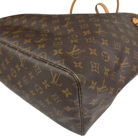 Louis Vuitton Neverfull Tote Bag Monogram Brown