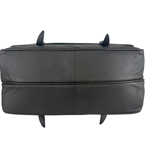 Bottega Veneta Nappa Intrecciato Medium Monaco Satchel Black