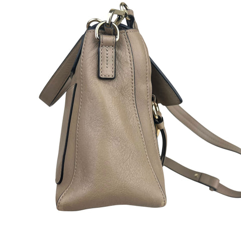 Chloé Faye model shoulder bag in grey leather Collector Square