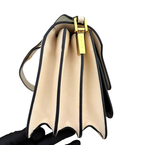 Marni Medium Colorblocked Leather Trunk Shoulder and Crossbody Bag