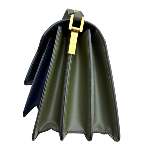 Marni Medium Colorblocked Leather Trunk Shoulder and Crossbody Bag