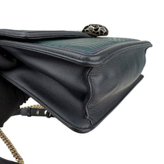 Pre-owned bvlgari-serpenti-leather-crossbody-bag-front