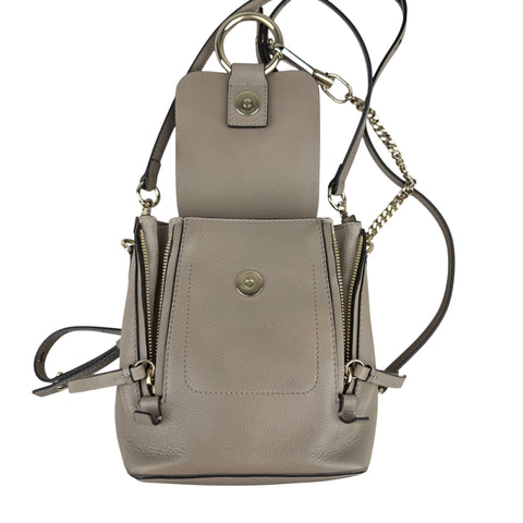 Chloe Suede & Calfskin Small Faye Backpack