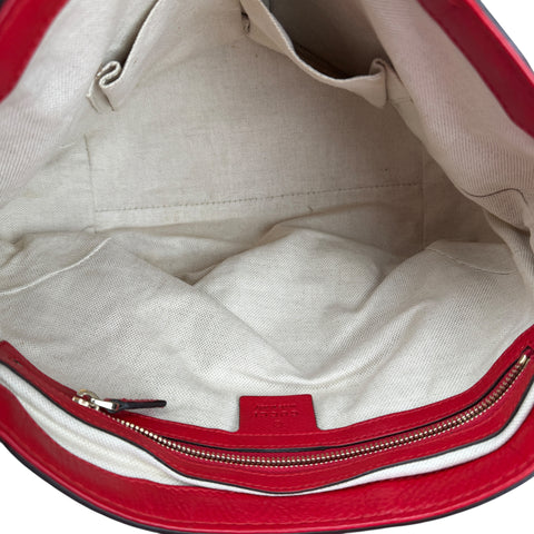 Gucci Leather Bella Shoulder Bag Red