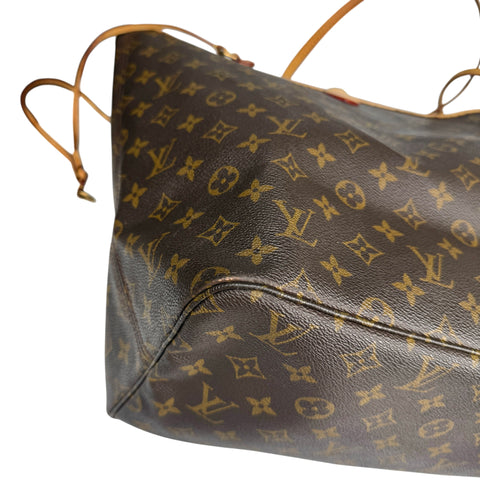 Louis Vuitton Neverfull Tote Bag Monogram Brown