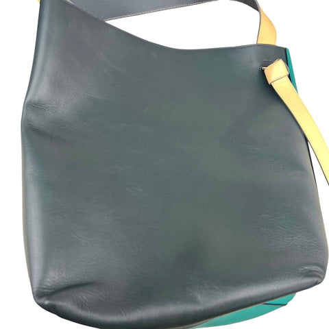 Celine Hobo in Blue Leather