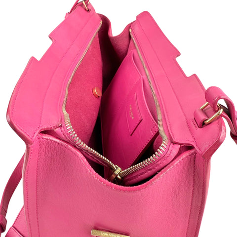Saint Laurent Petit Cabas Y-line Shoulder Bag Pink