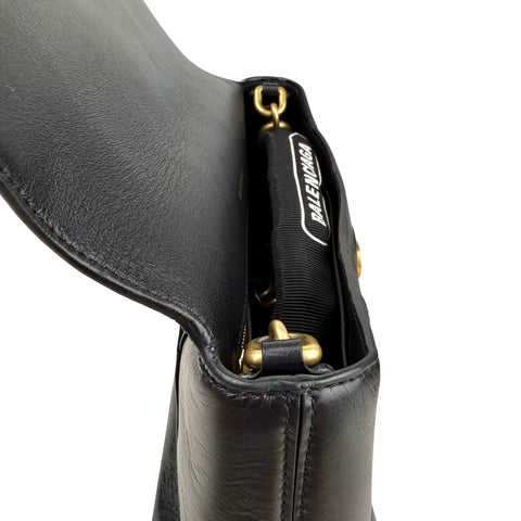 Balenciaga Downtown Black Veau (Calfskin)