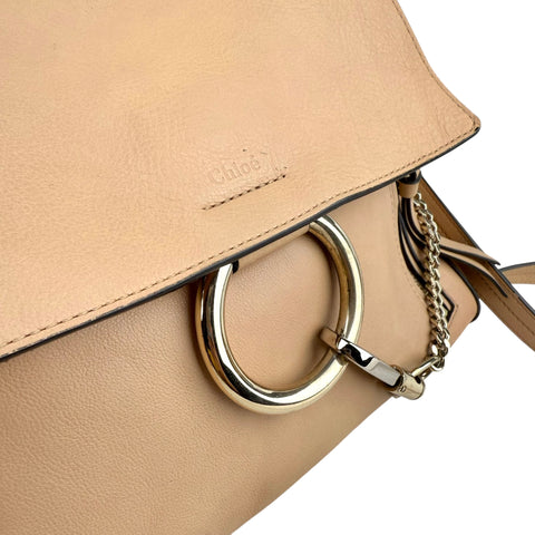 Chloe Medium Faye Day Bag  Nude Leather