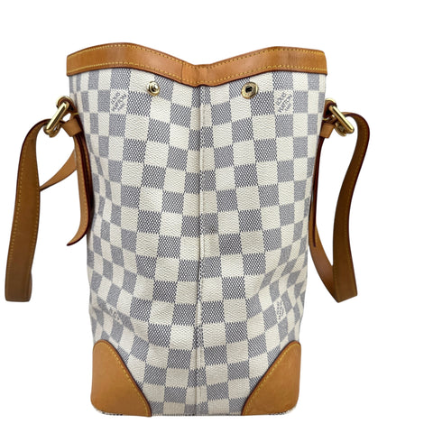 Louis Vuitton handbag hampstead toile damier azur shoulder bag