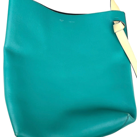 Celine Hobo in Blue Leather
