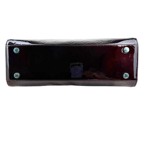 Louis Vuitton Monogram Vernis MM Handbag Dark red Purple