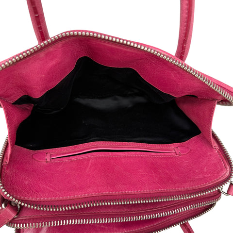 Miu Miu Pink Lambskin Leather Matelasse Shopping Bag