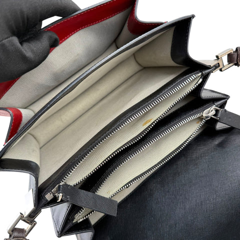 Marni Medium Colorblocked Leather Trunk Shoulder and Crossbody Bag