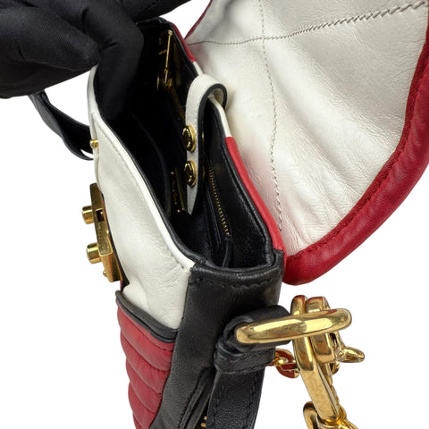 Miu Miu Confidential napa Biker bag