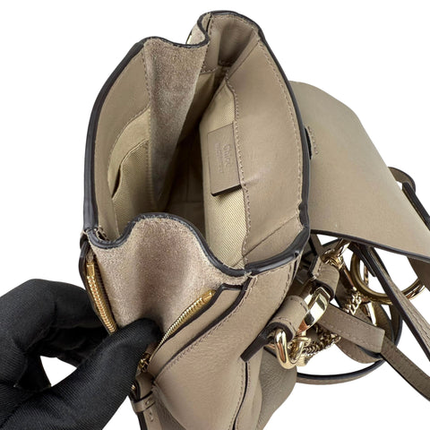 Chloe Suede & Calfskin Small Faye Backpack