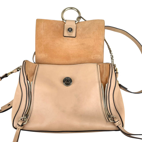 Chloe Medium Faye Day Bag  Nude Leather