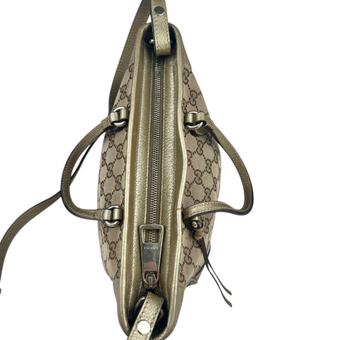 Gucci GG Canvas Tote Bag- Brown Satchel