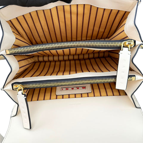 Marni Medium Colorblocked Leather Trunk Shoulder and Crossbody Bag