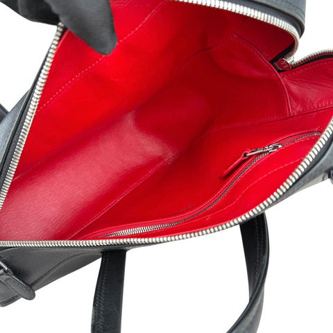 Balenciaga Triangle Leather Handbag with Logo